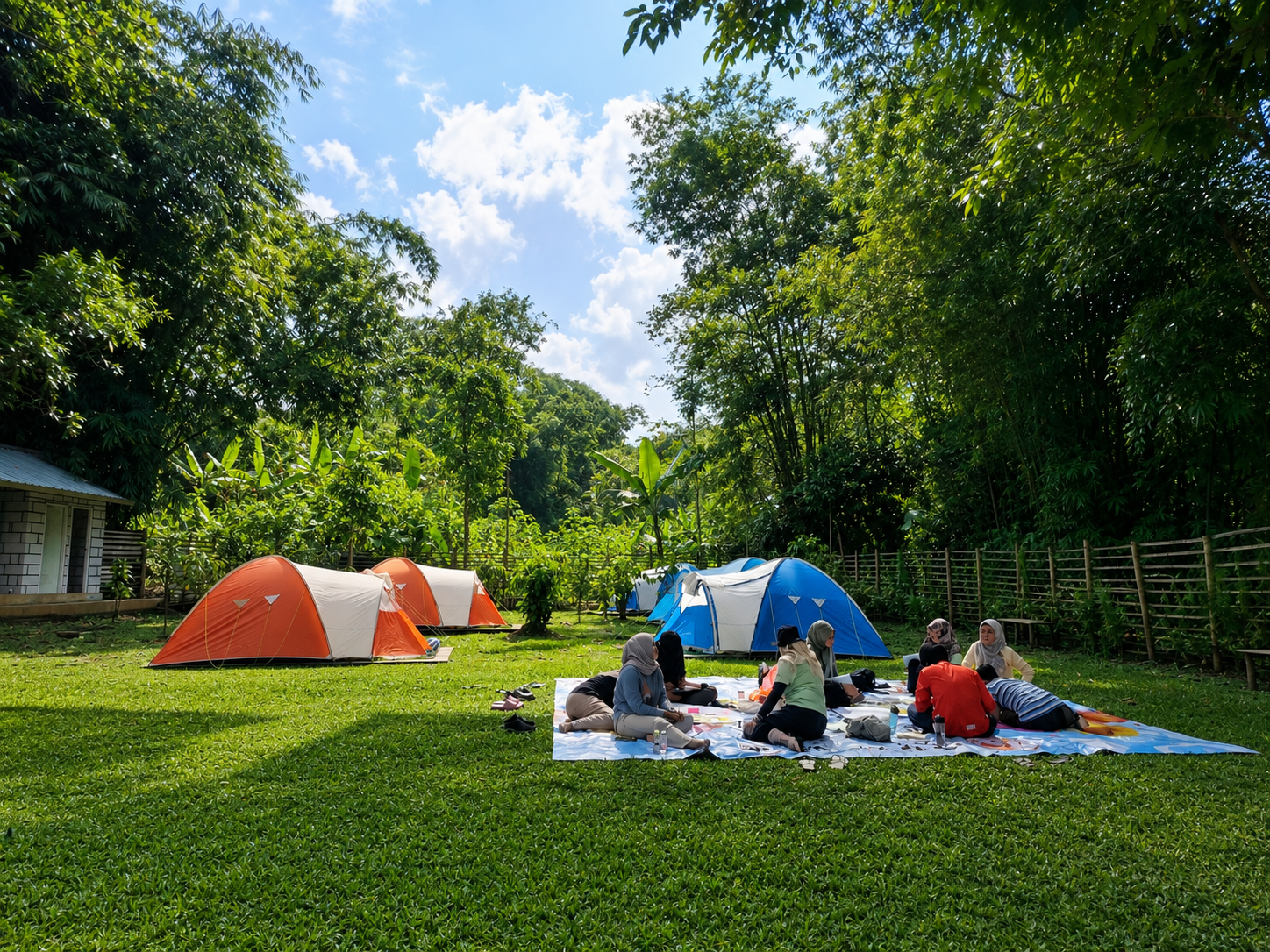 Panorama camping ground Lempung Peneleh